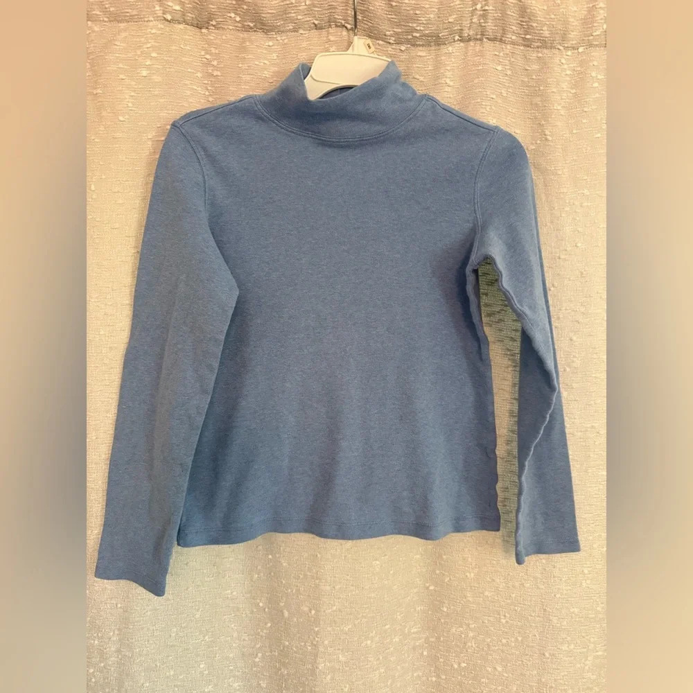 Pendleton soft blue Fitted Ribbed Long Sleeve Top - Picture 4 of 4